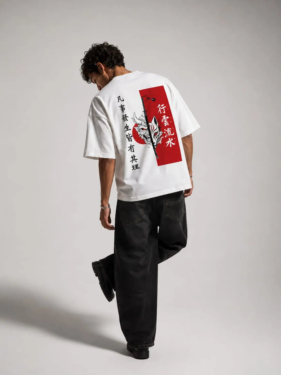 Premium Japanese-inspired oversized cotton t-shirt